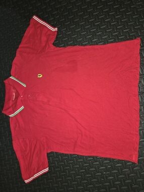 Red Ferrari Scuderia Polo Short Sleeve Shirt